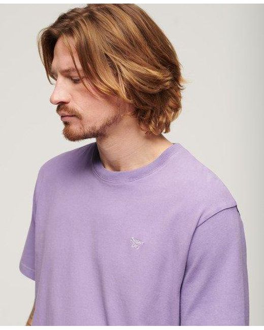 Superdry Purple Vintage Washed T-shirt for men