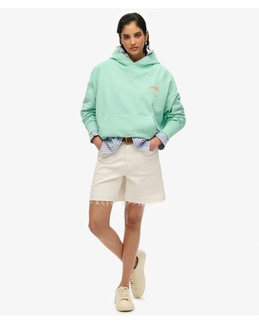 Superdry Green Essential Logo Hoodie