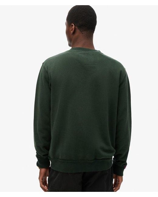 Superdry Green & Co Vintage Athletic Crew Neck Sweatshirt for men