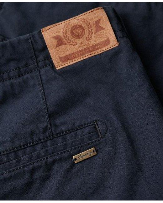 Superdry Blue Classic Chino Shorts
