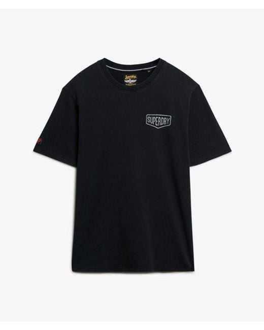 Superdry Black & Co Work Tab Loose T-shirt for men