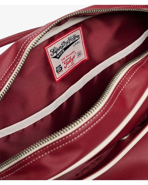 Superdry Red & Co Vintage Bowling Bag