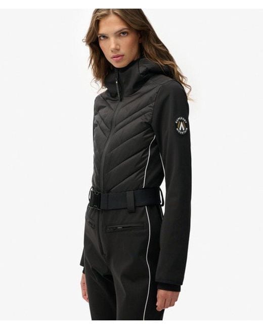 Superdry Black & Co Luxe Ski Suit