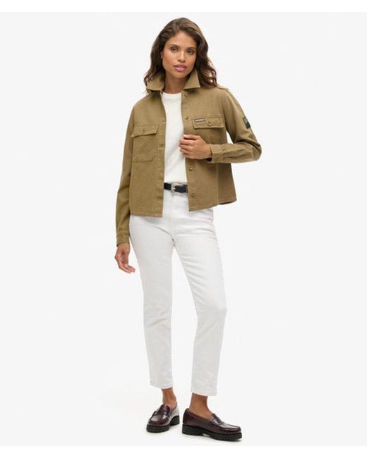 Superdry Natural & Co Embellished Military Jacket