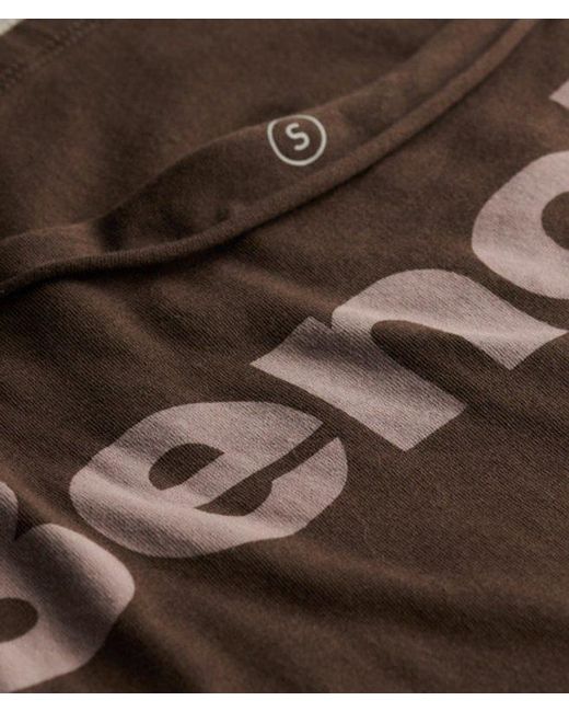 Superdry Brown Bench X & Co Bench Fitted Long Sleeve Layer Top