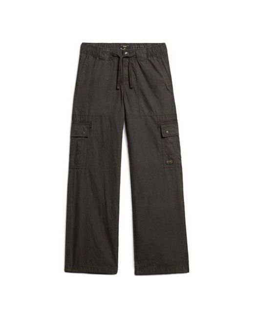 Superdry Black & Co Low Rise Utility Pants