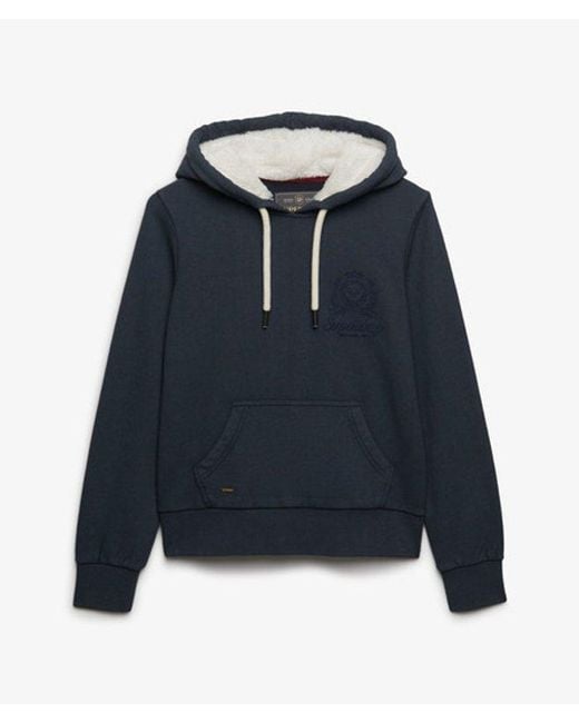Superdry Blue & Co Finest Goods Relaxed Hoodie