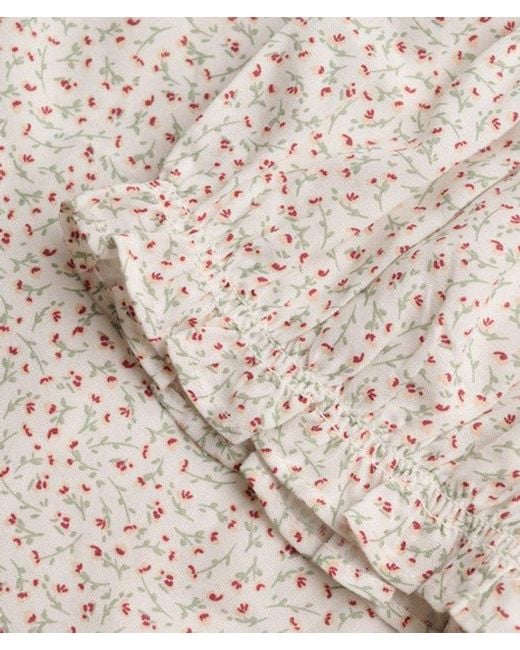 Superdry White & Co Short Sleeve Half Button Woven Top