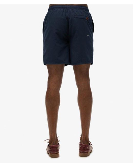 Superdry Blue & Co Sport Graphic 17-inch Swim Shorts for men