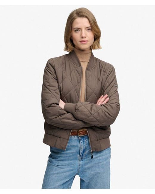 Superdry Brown & Co Liner Bomber Jacket