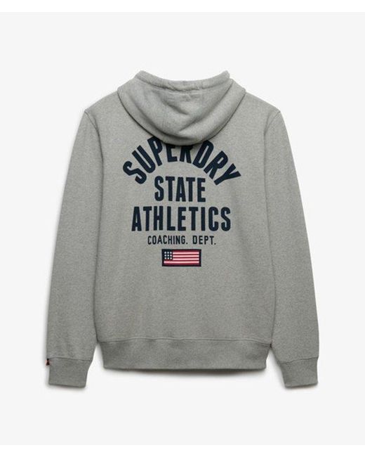 Superdry Gray & Co Athletic Essentials Hoodie for men
