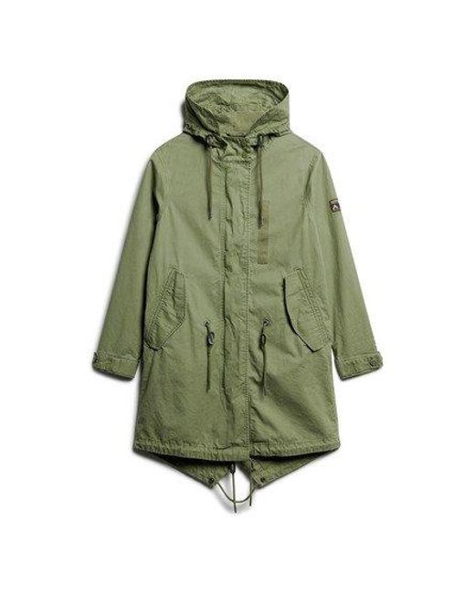 Superdry Green Fully Lined Vintage Field Parka