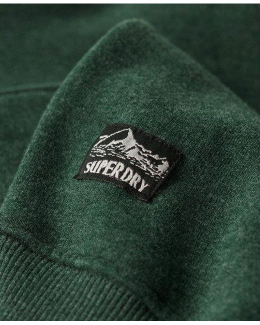 Superdry Travel Souvenir Sweatshirt Met Ronde Hals in het Green