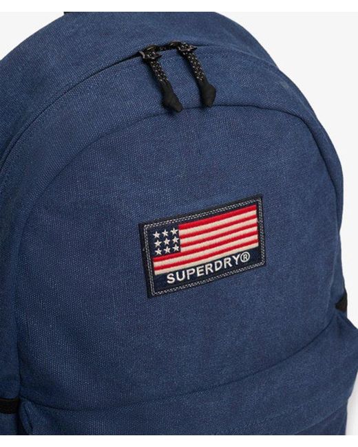 Superdry Blue & Co Workwear Canvas Montana Backpack