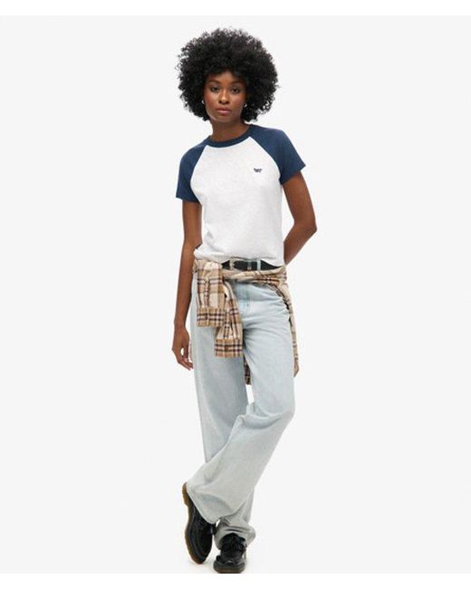 Superdry White & Co Essential Logo Retro T-shirt