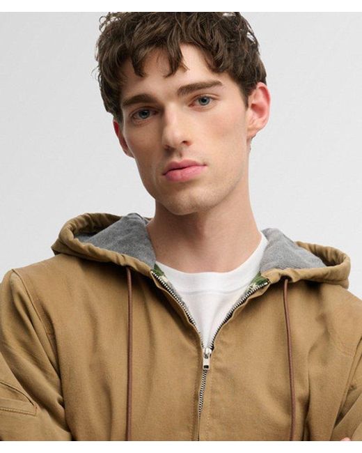 Superdry Green & Co Carhartt Reworked Hooded Jacket for men