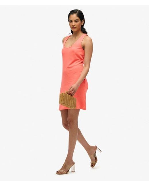Superdry Red & Co Jersey Mini Dress