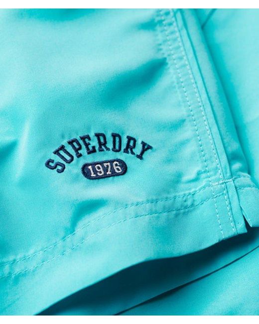 Superdry Blue & Co Recycled Polo 17-inch Swim Shorts for men