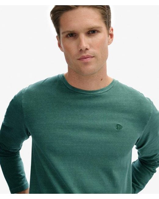 Superdry Classic Essential Top in het Green voor heren