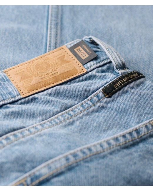 Superdry Blue & Co Mid Rise Straight Leg Jean