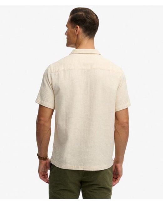 Superdry Natural & Co The Merchant Store - Textured Short Sleeve Shirt for men