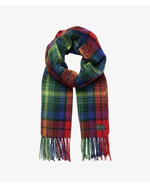 Superdry Red & Co Vintage Check Scarf