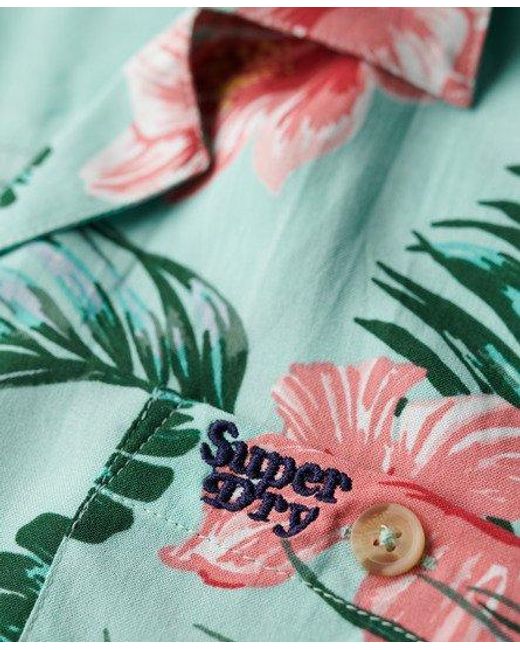 Superdry Green Beach Resort Shirt