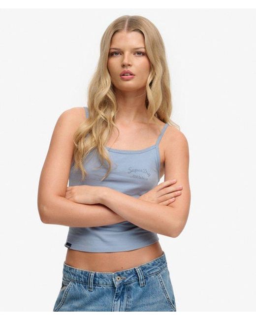 Superdry Gray & Co Athletics Essentials Cami Top
