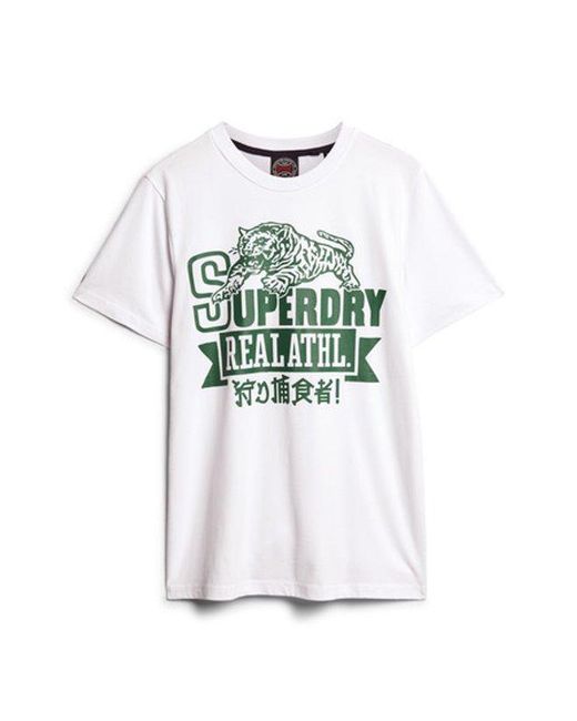 Superdry Green & Co Classic Graphic Print Athletic T-shirt for men