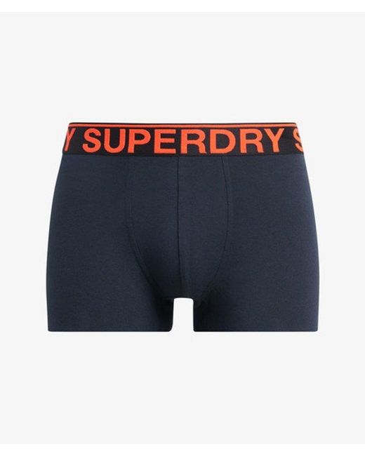 Superdry Blue & Co Trunk Triple Pack for men