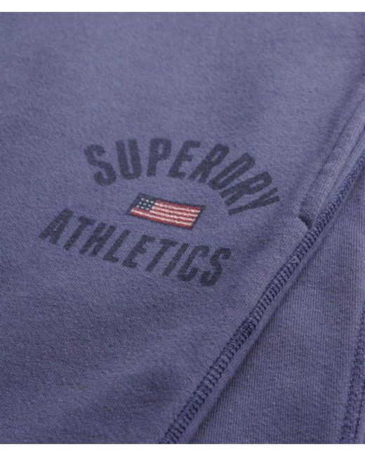 Superdry Blue & Co Athletic Print Flare joggers