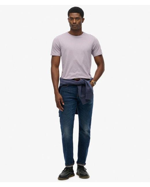 Superdry Purple Classic Essential T-shirt for men