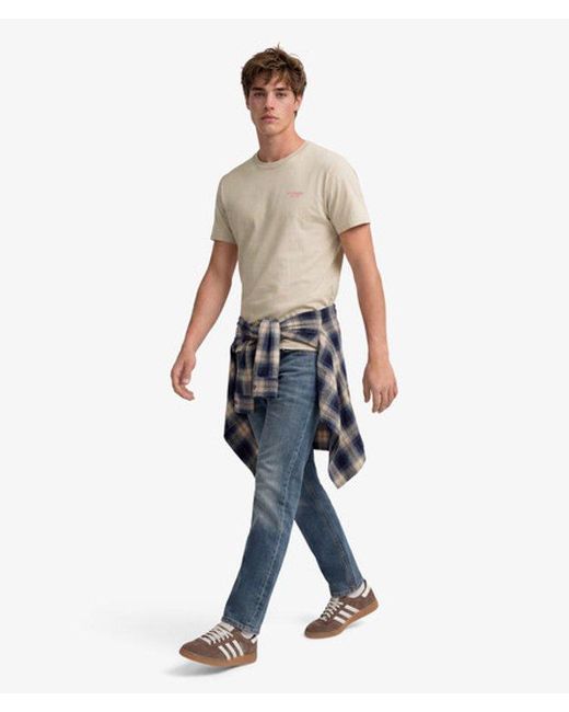 Superdry Gray & Co Essential Stacked Logo Embroidered T-shirt for men