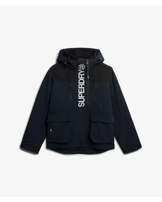 Superdry Blue & Co Colour Block Ultimate Windbreaker Jacket