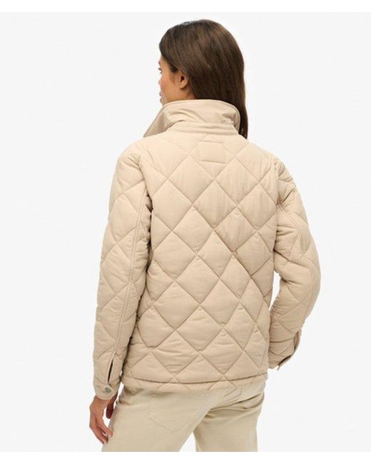 Superdry Natural Quilted Chore Liner Jacket