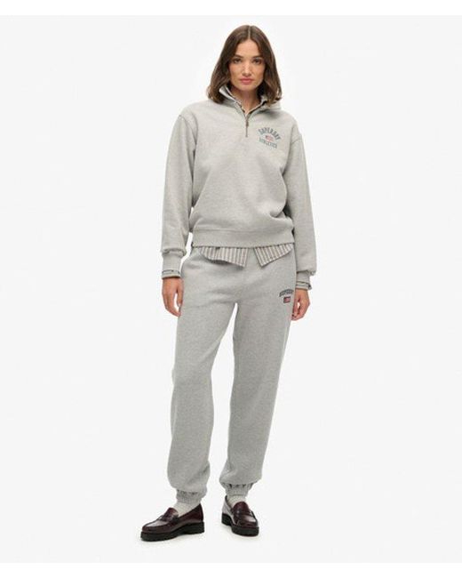 Superdry Gray & Co Athletic Essential Boyfriend joggers