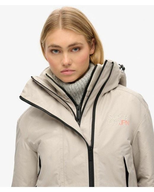 Superdry Natural & Co Hooded Embroidered Sd Windbreaker Jacket