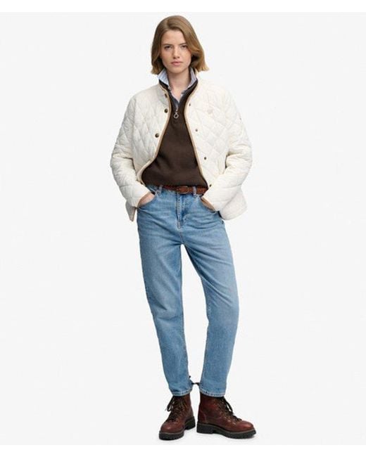 Superdry White Estate Country Liner Jacket