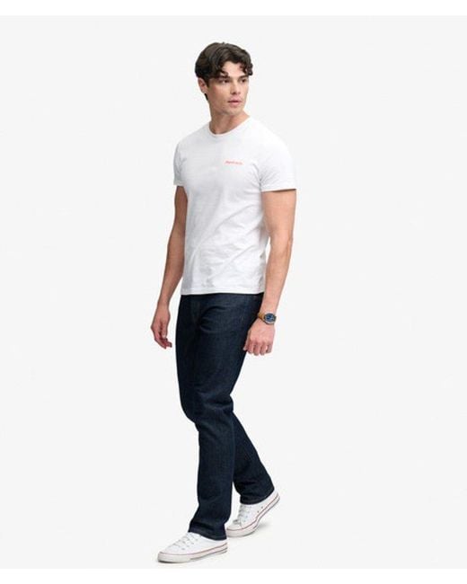 Superdry White & Co Organic Cotton Vintage Slim Straight Jeans for men