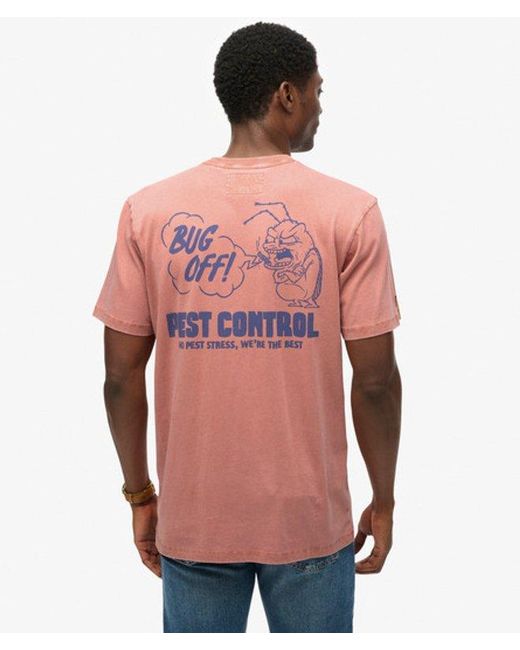 Superdry Red & Co Trade Tools Oversized T-shirt for men