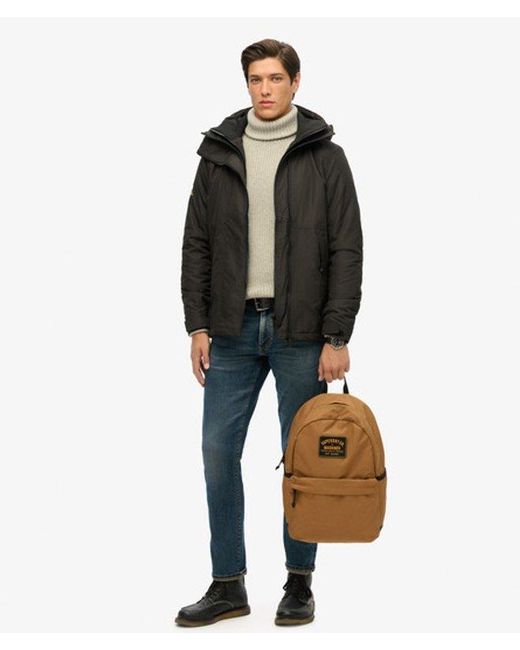 Superdry Orange & Co Logo Badge Patched Montana Backpack