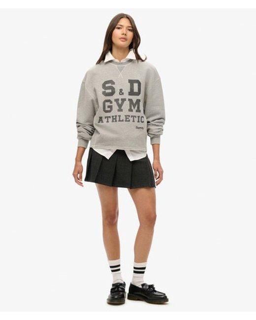 Superdry Black Low Rise Pleated Mini Skirt