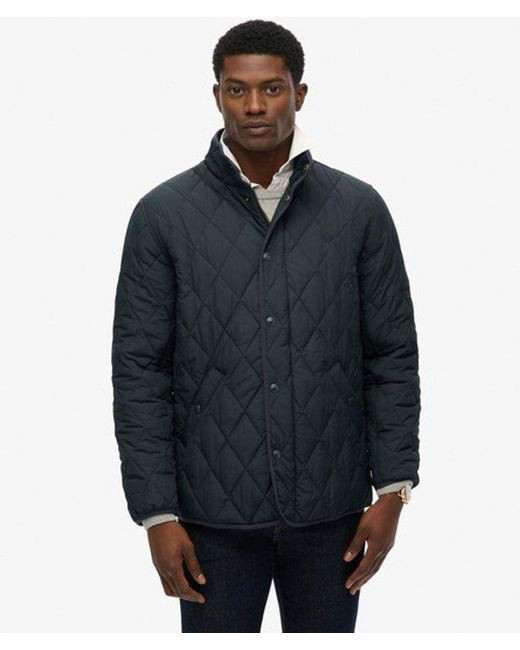 Superdry Blue & Co Quilted Estate Jacket for men