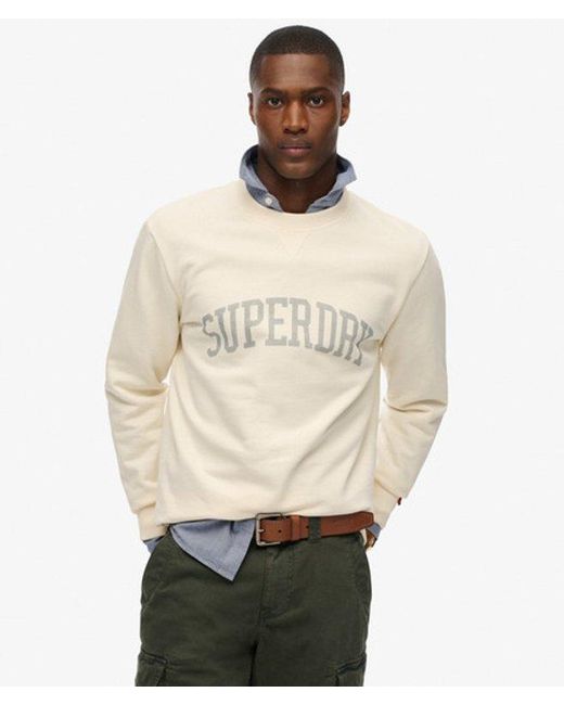 Superdry Natural & Co Athletic Essentials Crew Sweatshirt for men