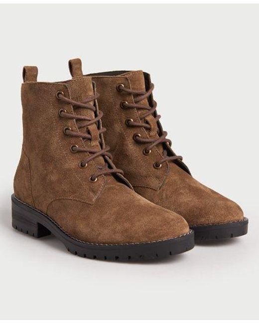superdry tan boots