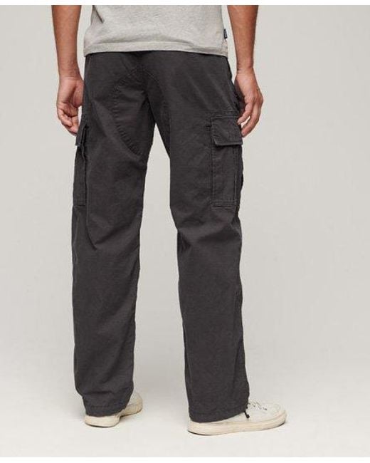 Pantalon cargo baggy vintage Superdry pour homme en coloris Gray