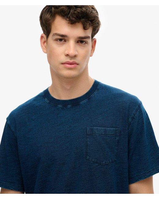 Superdry Blue & Co The Merchant Store- Pocket T-shirt for men