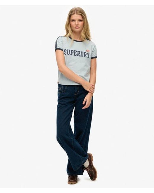 Superdry Gray & Co Athletic Essential Stripe T-shirt