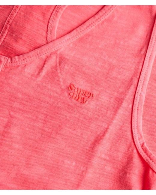 Superdry Pink & Co Beach Jersey Midi Dress