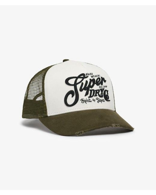 Superdry Green & Co Mesh Trucker Cap for men